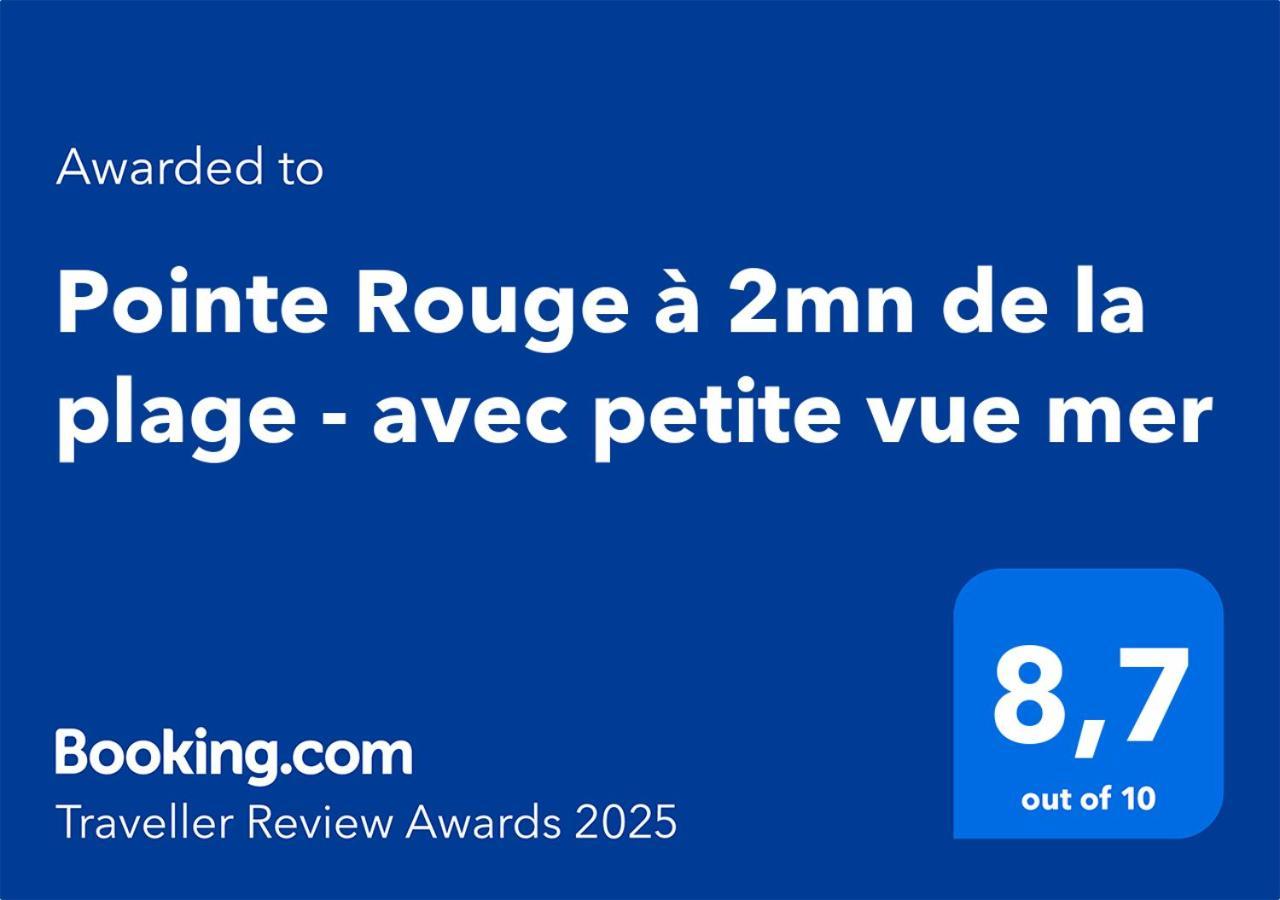 Pointe Rouge A 2Mn De La Plage - Avec Petite Vue Mer Марсилия Екстериор снимка